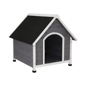 Deluxe Weatherproof Wooden Dog Kennel