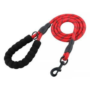 Fur Paws Dog Lead - Red 1.5 mt