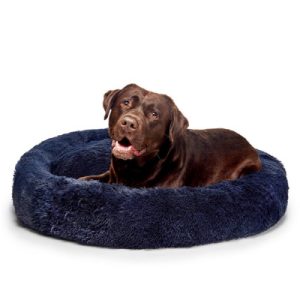 Royal Paws "Aussie" Chill zone Calming Dog Bed - Navy - XL